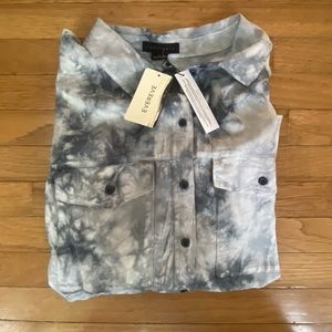 NWT Sanctuary tie dye boyfriend shirt
